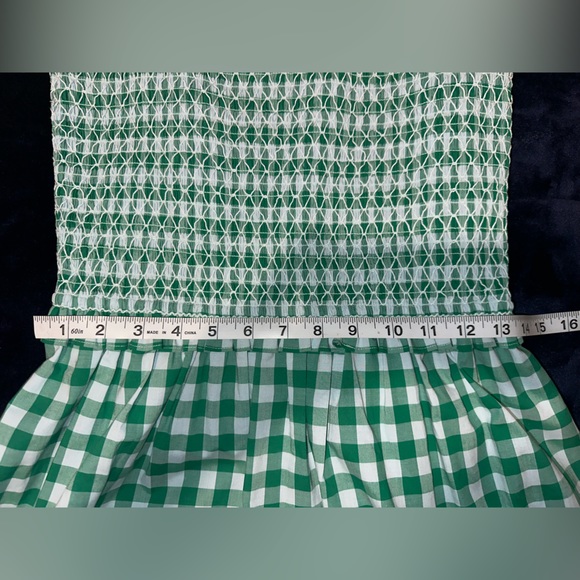 Kate Spade Maxi Green Gingham Dress - Picture 12 of 12